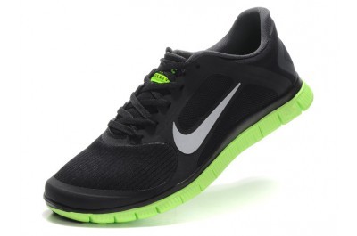 2013 Nike Free 4.0 V3 Mens Shoes Black - Click Image to Close